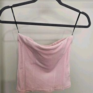 Forever 21 Pink Sleeveless Crop Top